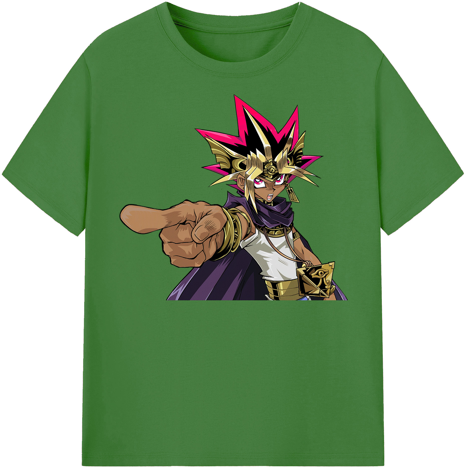 （画像用） 遊☆戯☆王 Yu-Gi-Oh! レディースカジュアルプリントTシャツ（綿100％）